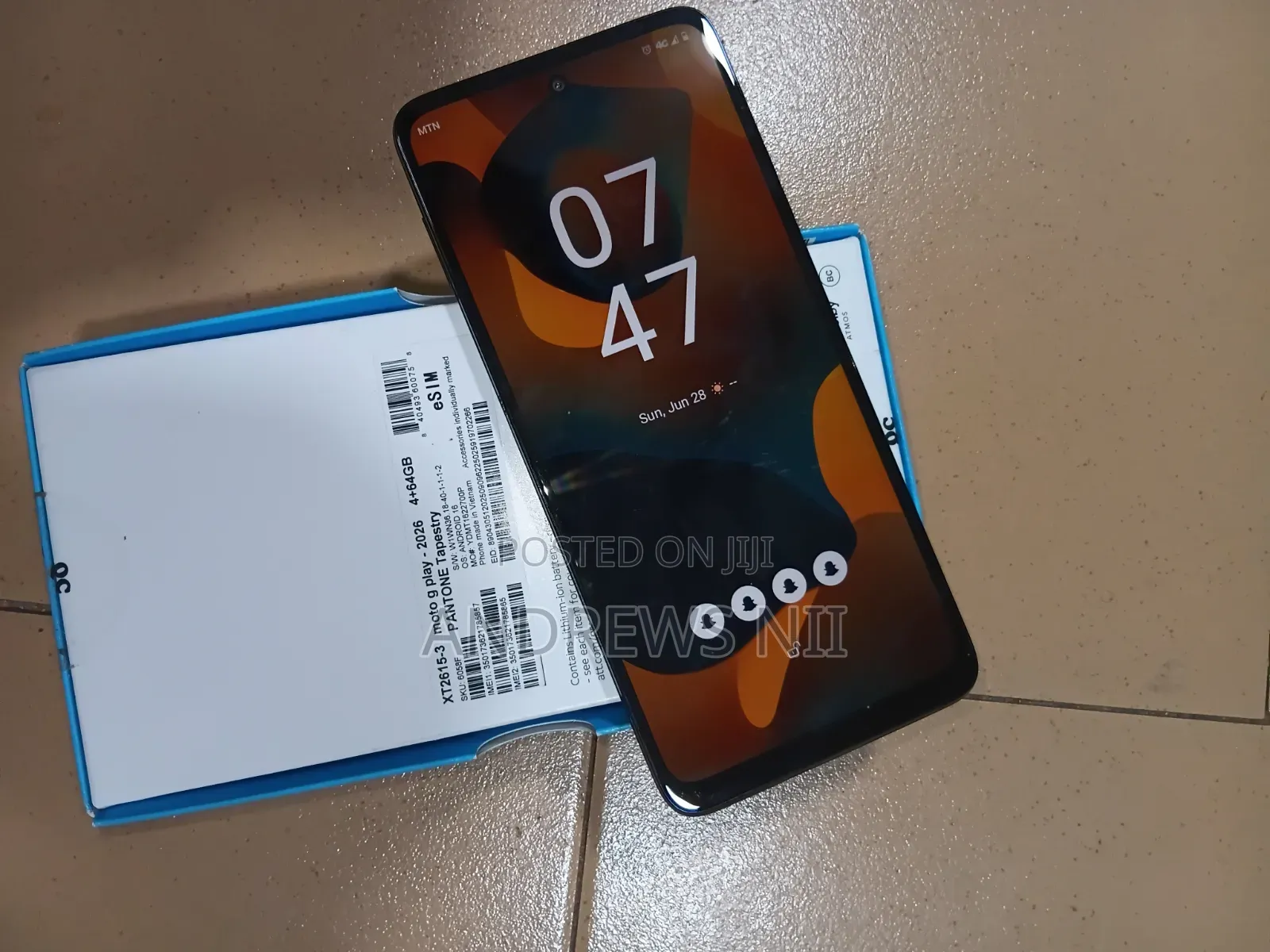 New Motorola Moto G 5G 64 GB Blue