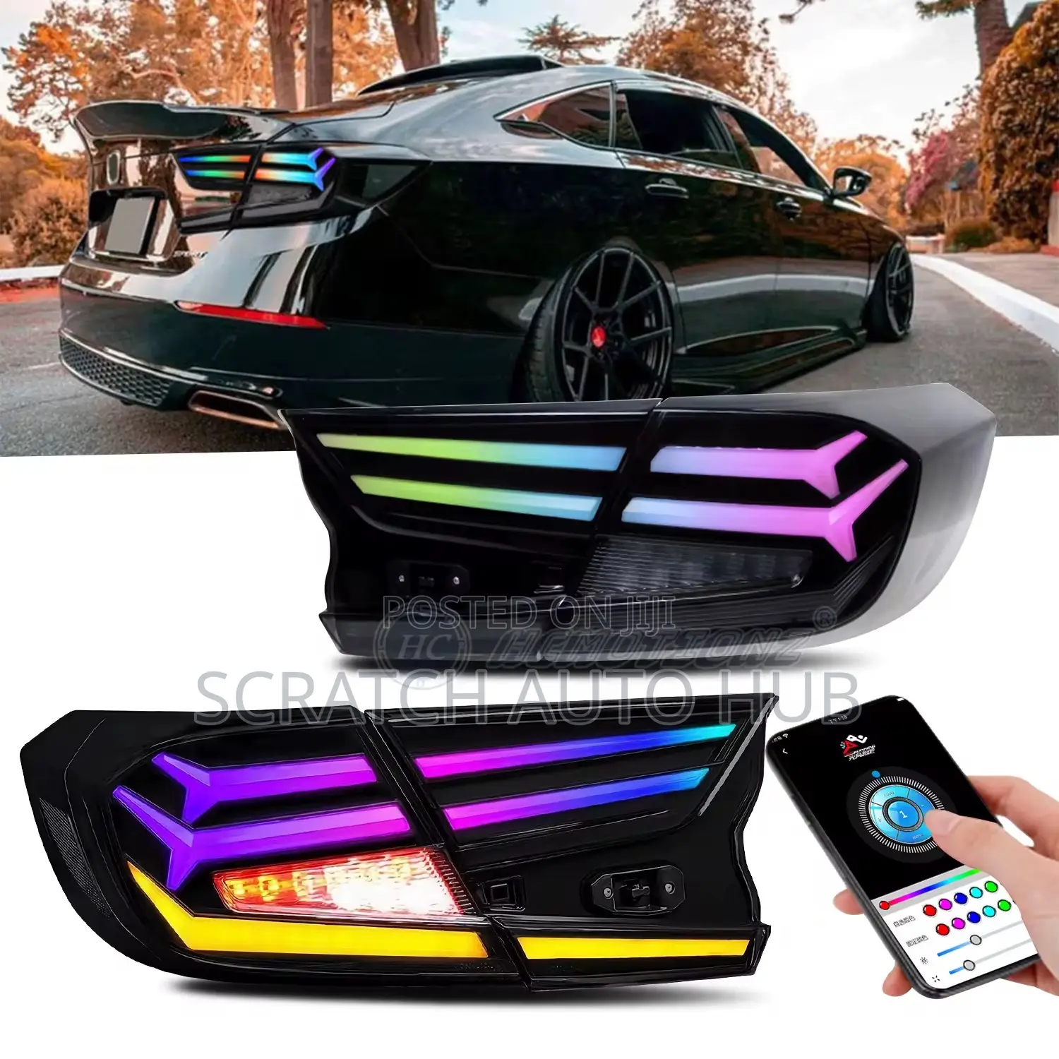 Honda Accord Spec Taillight With Phone Control Available