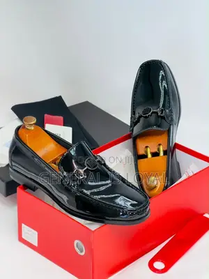 Givenchy Black Mirror Men’S Leather Shoe