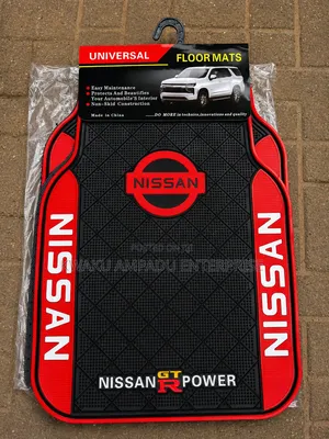 Nissan Rubber Red Side/Side Floor Mat