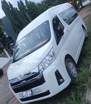 New Luxury Buses, Toyota Van for Rent in Ghana
