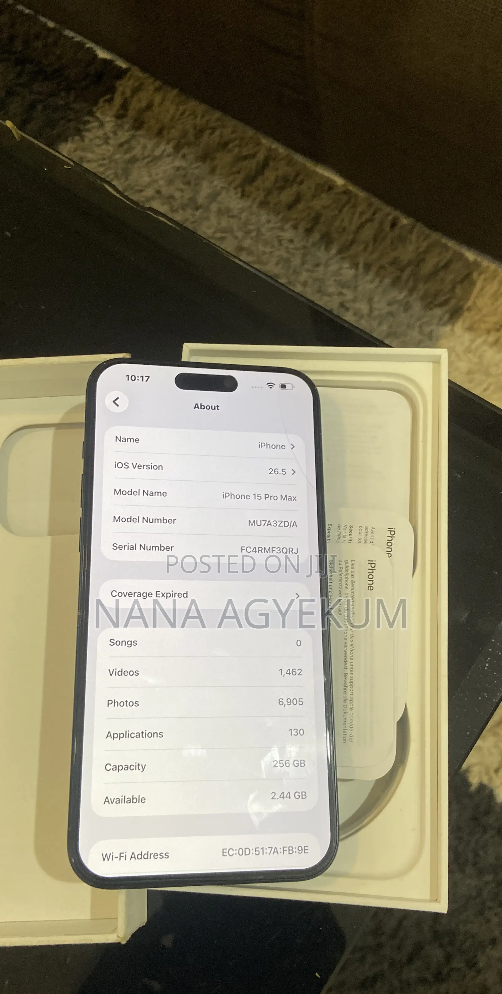 Apple iPhone 15 Pro Max 256 GB Blue