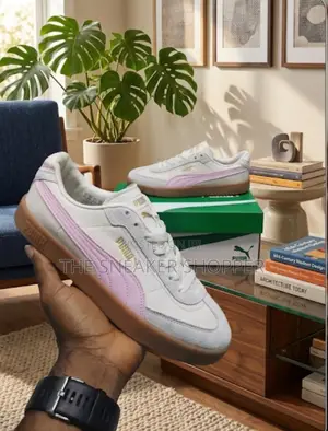 Puma Pink and White Color for Ladies
