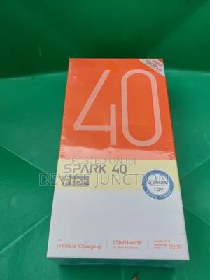 New Tecno Spark 40 Pro+ 256 GB Black