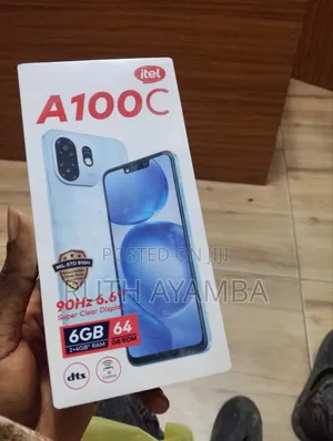 New Itel A100C 64 GB Black