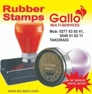 Rubber Stamps in Takoradi