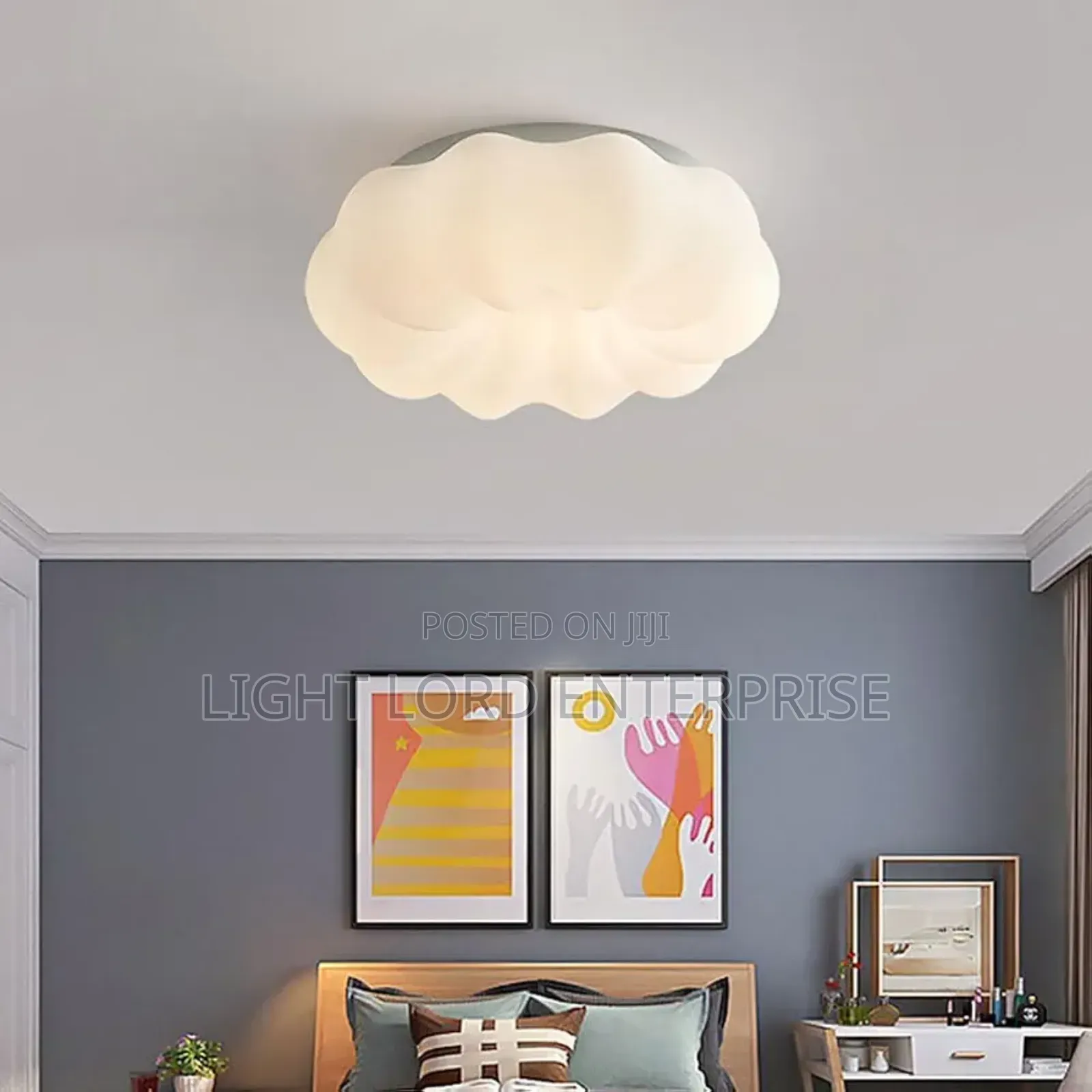Flush Cloud Ceiling Light