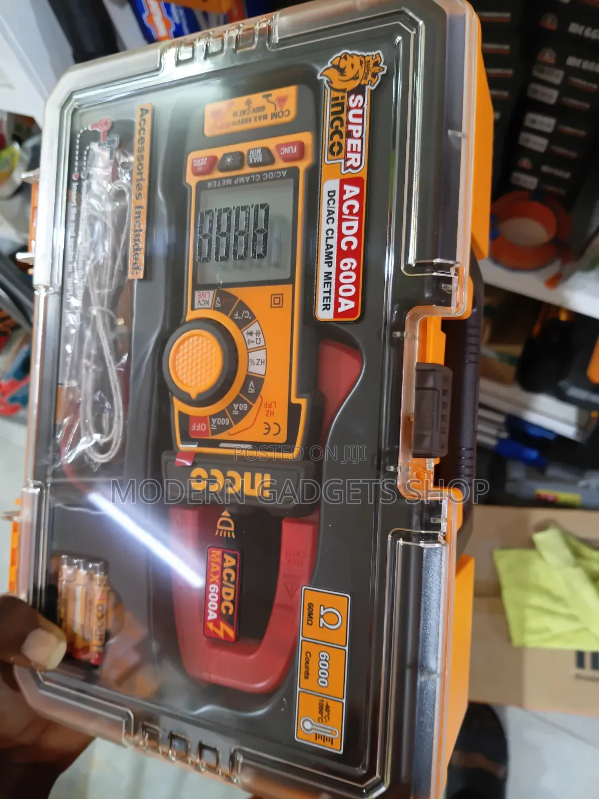 Ingco Digital Ac/Dc Clamp Meter – 600a Professional Multimeter