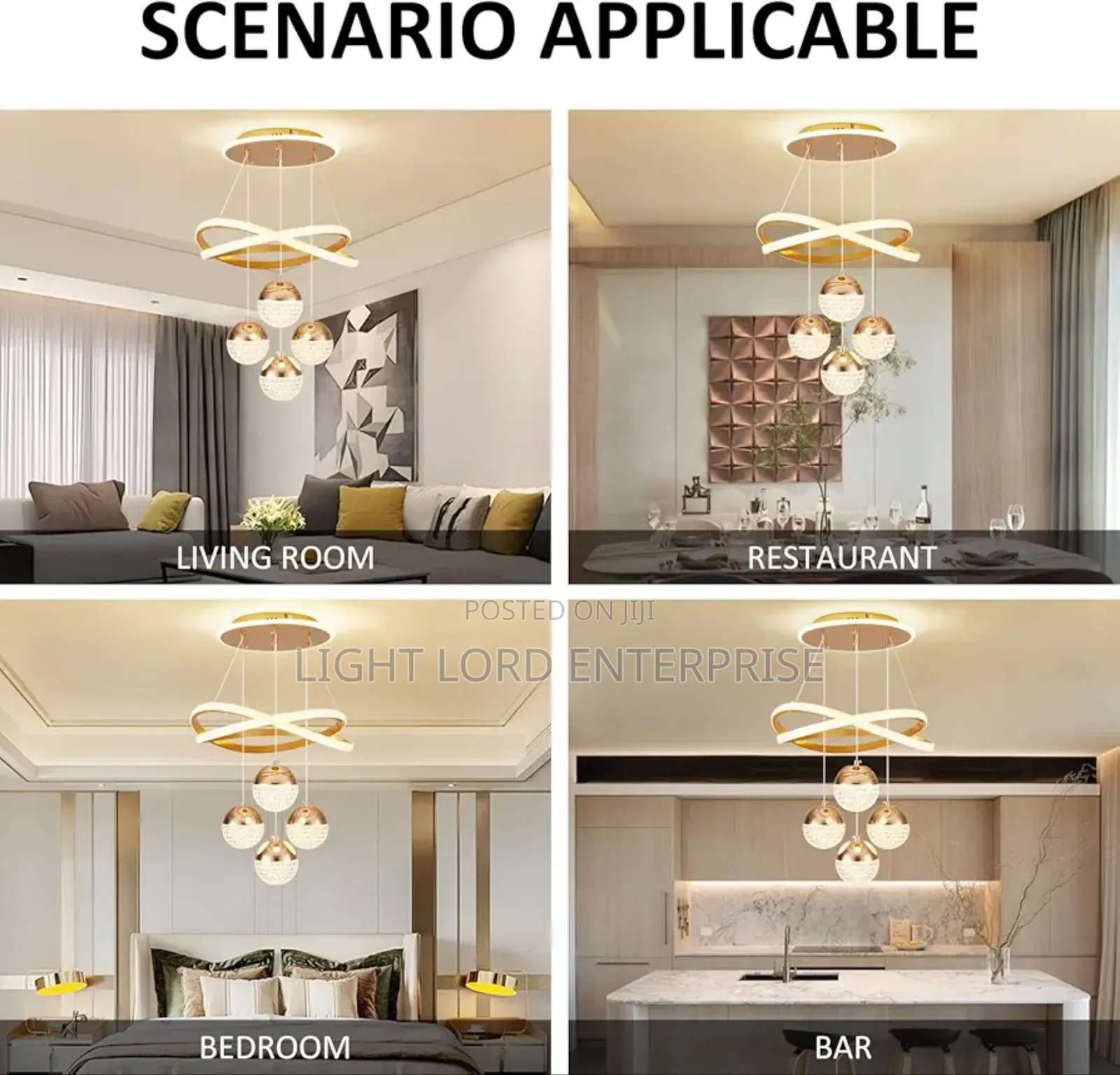 Hellton Scenario Applicable Pendant Light 3color
