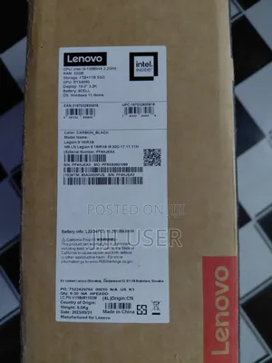 Laptop Lenovo Legion 9 32GB Intel Core i9 SSD 2T