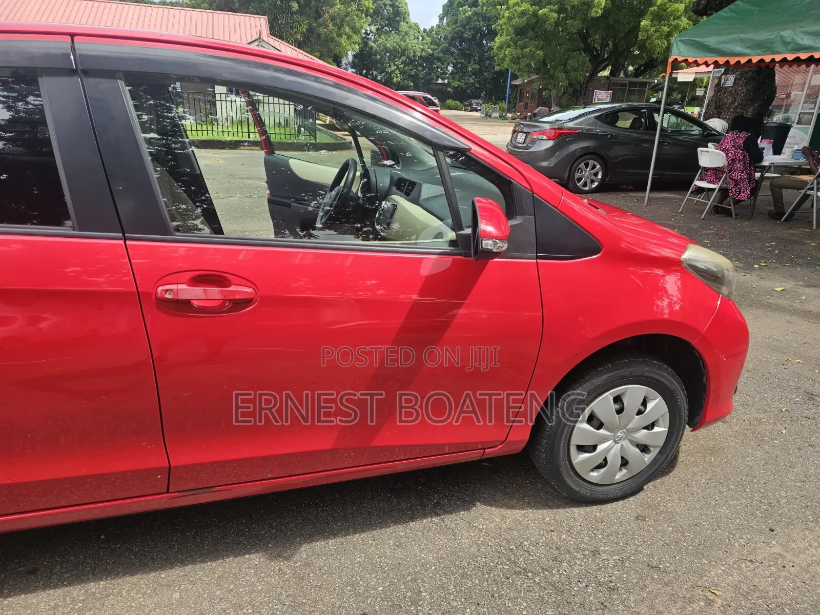 Toyota Vitz 1.3 AWD 3dr 2011 Red