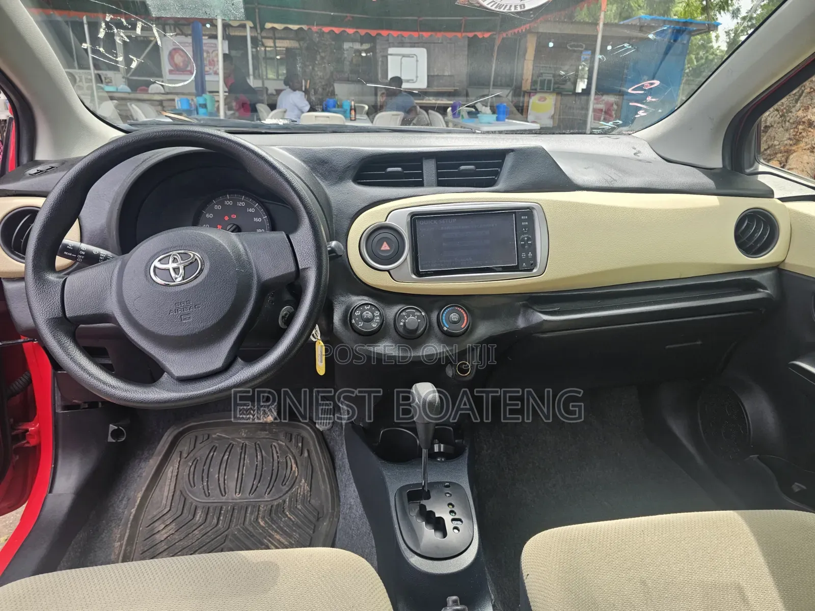 Toyota Vitz 1.3 AWD 3dr 2011 Red