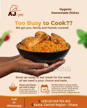 Aj Specs Catering Bulk Orders