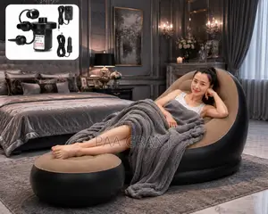 Portable Luxury Air Sofa Comes Plus Free Pump