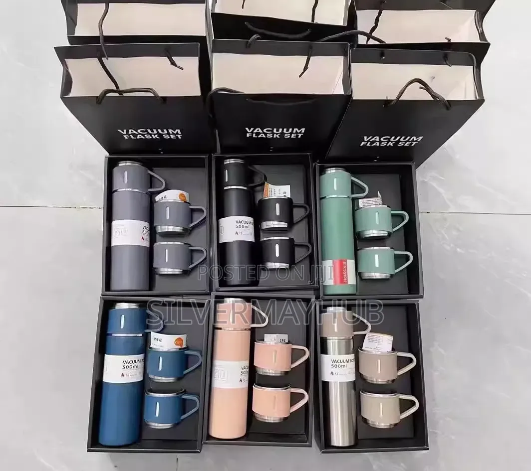 Vacuum Flask Set - Elegant Gift Collection