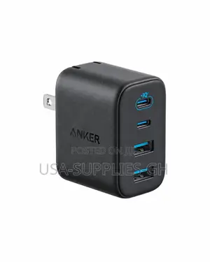 Anker Zolo 50w Usb C Phone & Macbook Charger Block 4-port From Usa