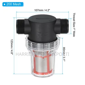 3/4 Inch 200 Mesh Stainless Steel Filter Screen Water Pump Filter