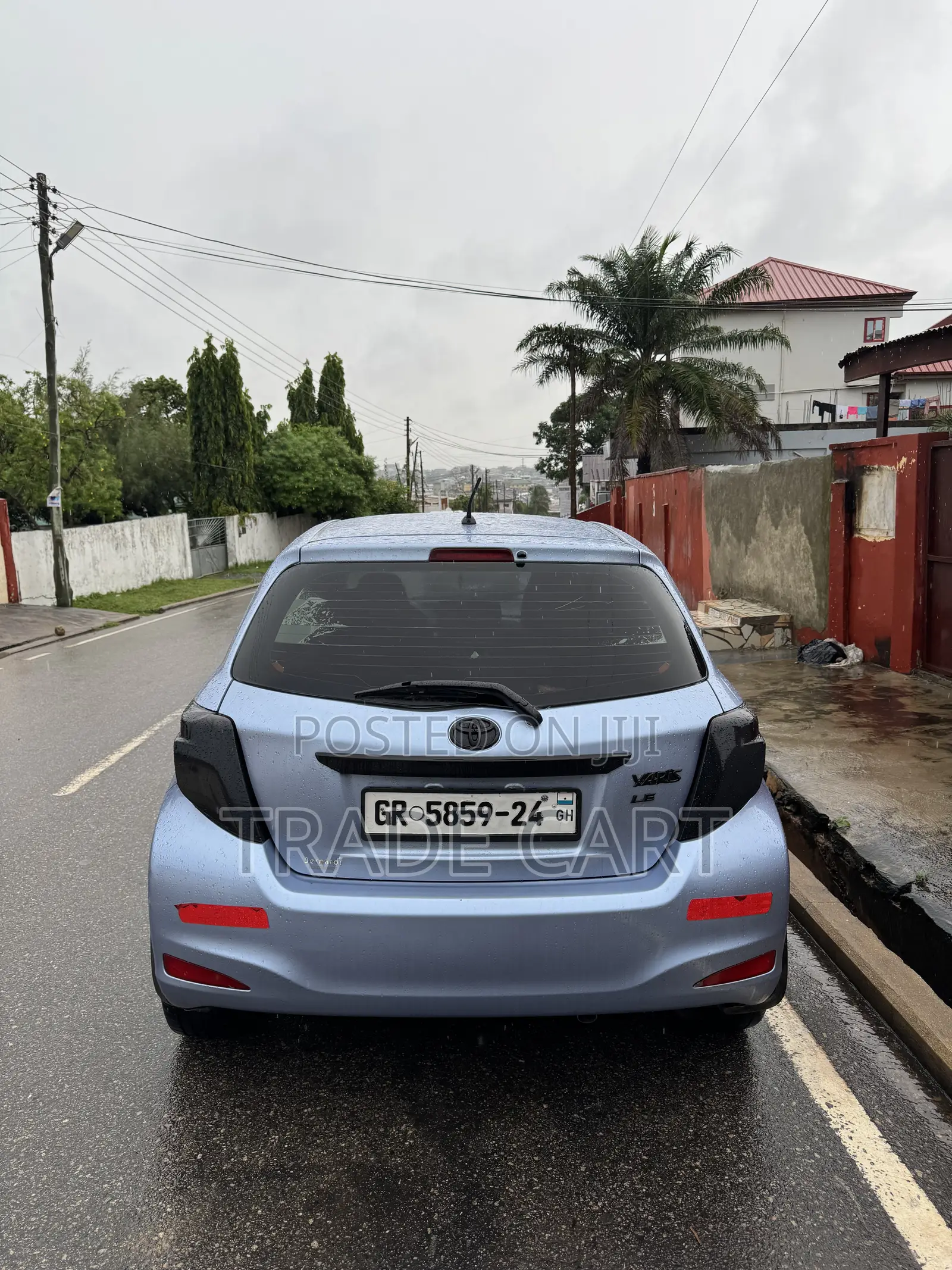 Toyota Yaris 2012 Blue