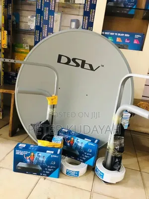 Installation + DSTV Decoder, Dish and All Accessories.