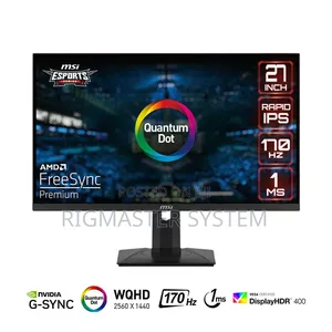 Msi G274qpf 27"(Qhd), Ips, 170hz Hdr400, Hdmi, Displayport, Usb C
