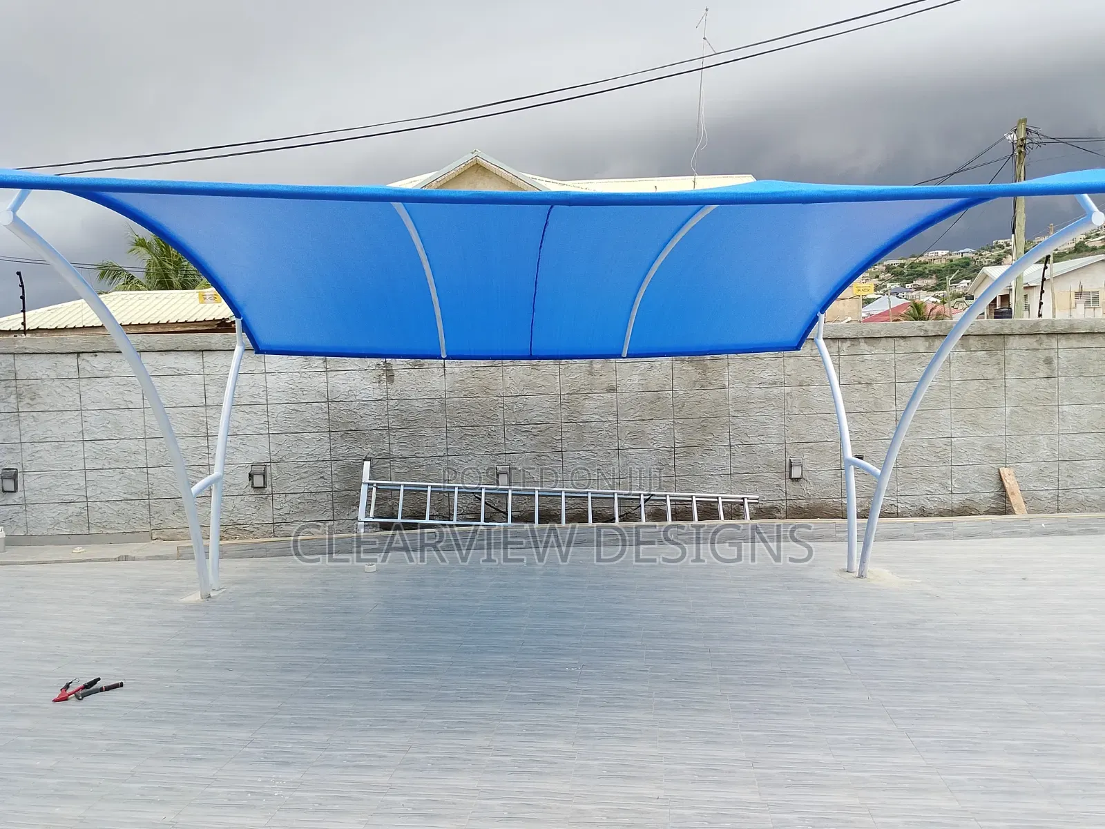 Strong and Sturdy Carport | Car Shade Fabrication Installation