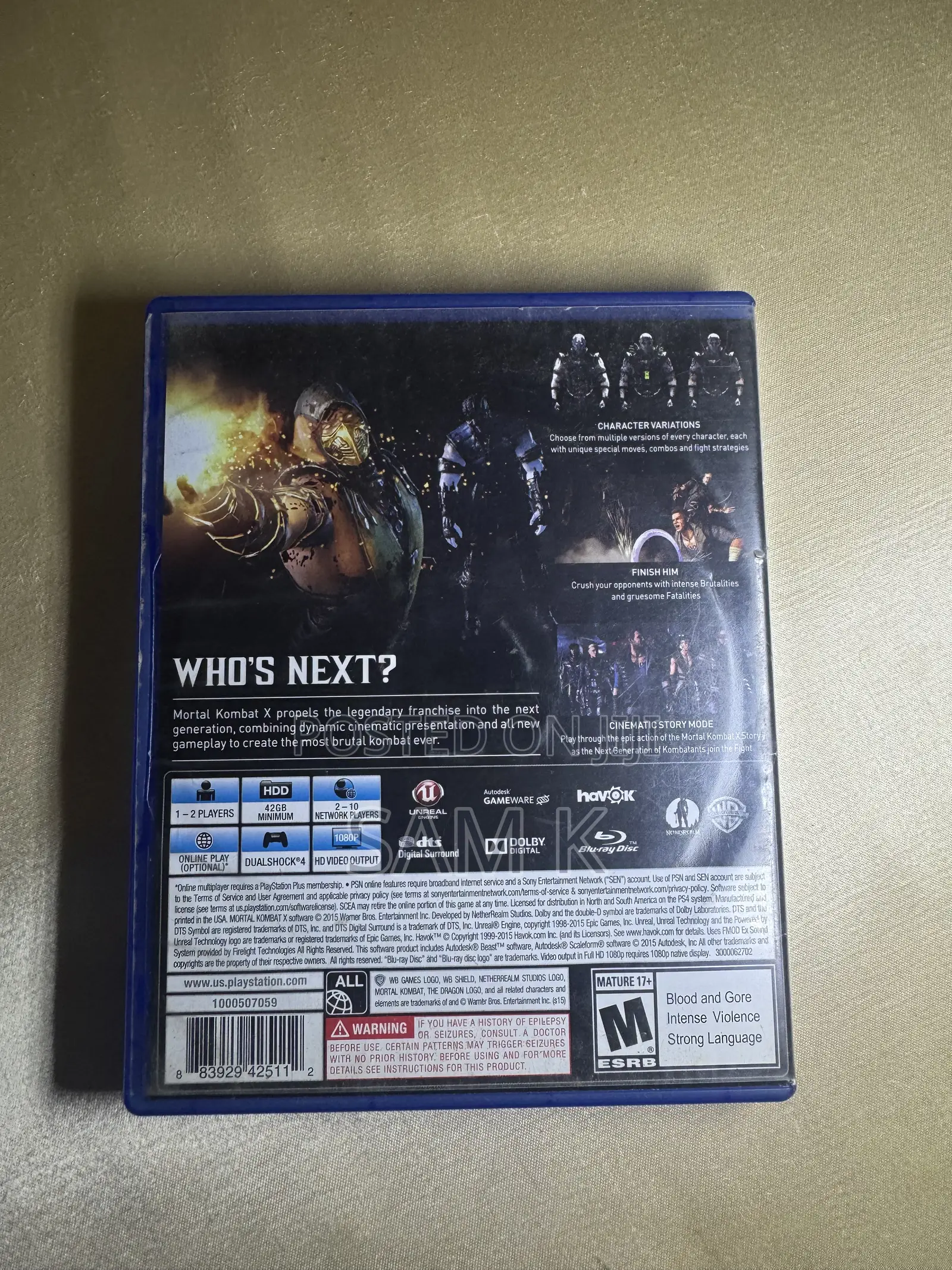 Mortal Kombat Xl Ps4
