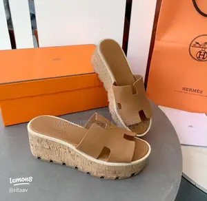 Hermes Eze 30 Wedge Sandals ( in a Box)