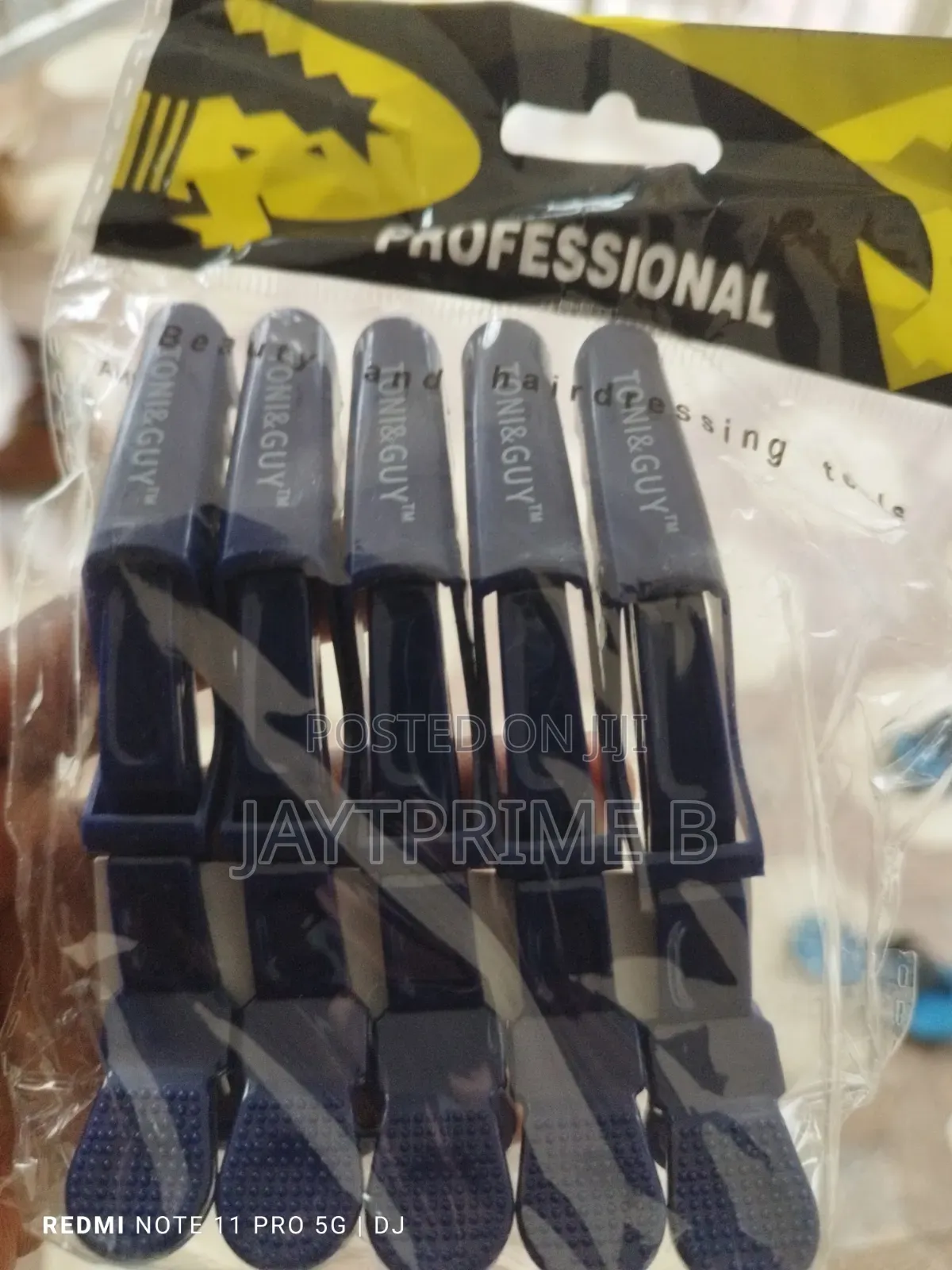 Toni Guy Crocodile Hairdressing Clips 5pcs