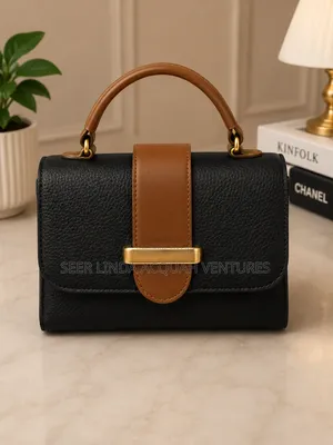 Black Leather Handbag