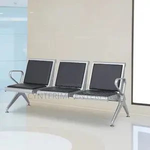 3-Seater Padded Public Waiting Chair