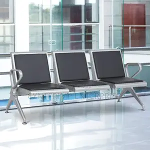 3-Seater Padded Public Waiting Chair