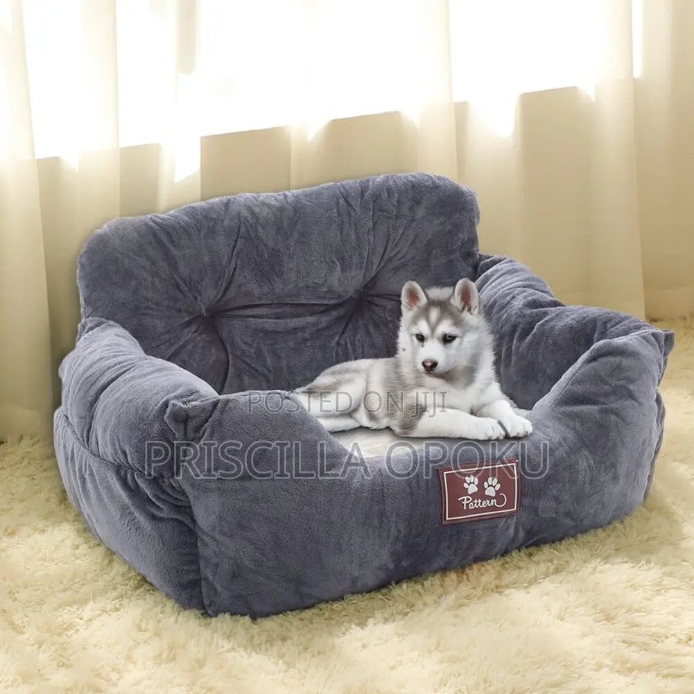Plush Pet Comfortable Car Booster Seat Large