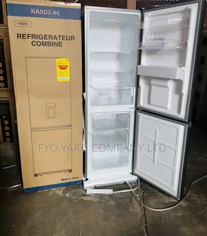 Elegant Looking Nasco Double Door 287liters Fridge + Water Dispenser