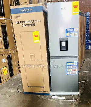 Highest Made Nasco 287liters Double Door Fridge + Water Dispenser