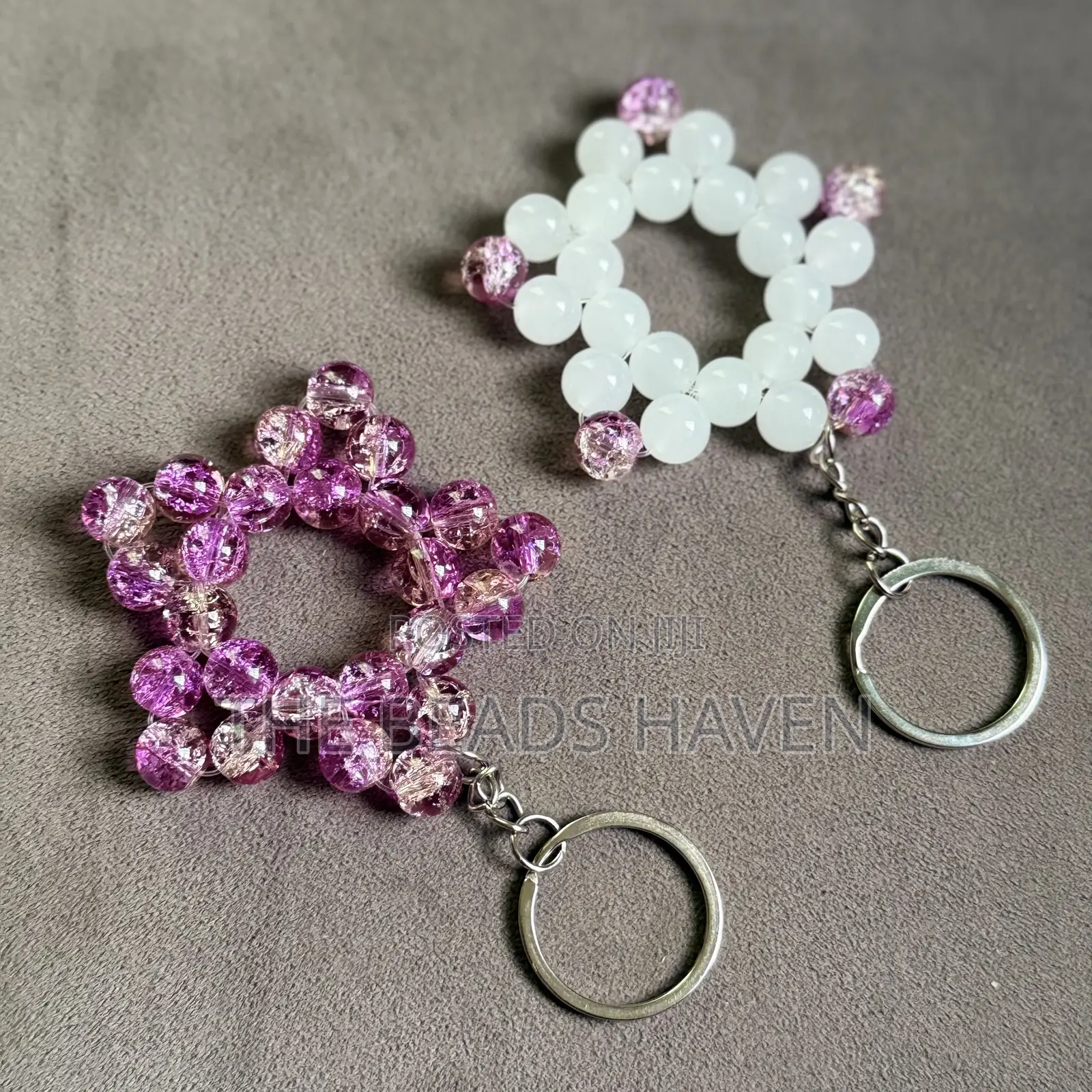 Handmade Beaded Keychains