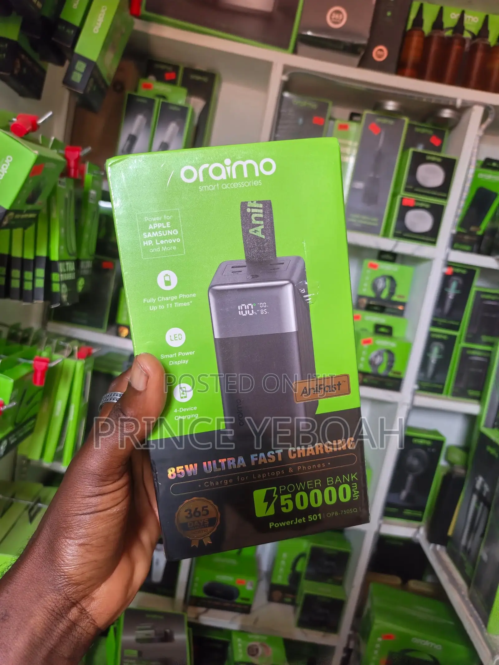 Oraimo Powerjet 501 50000mah 85w Ultra Fast Power Bank – Brand New
