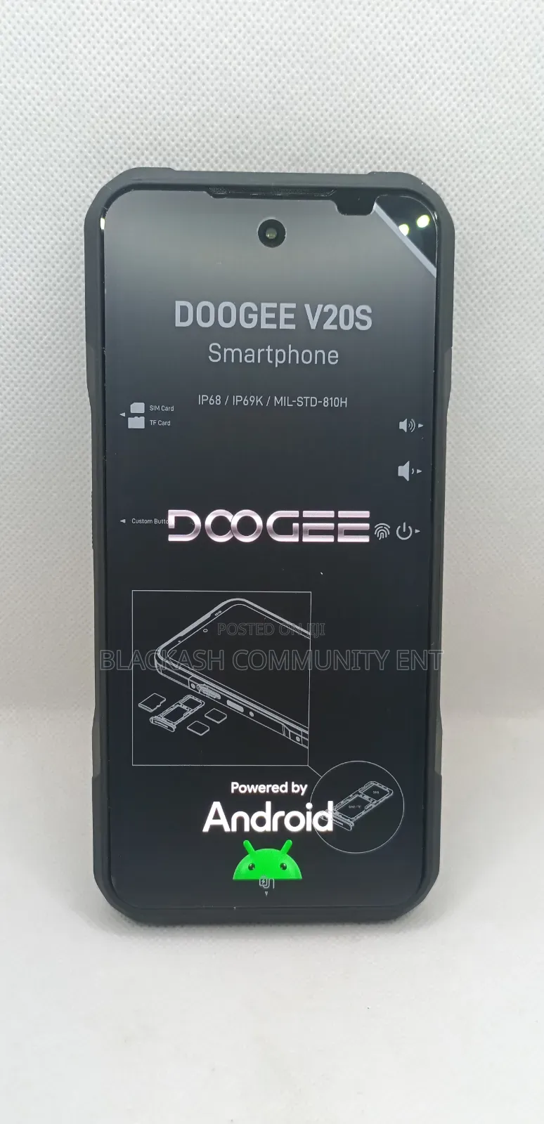 New Doogee V20 256 GB Black