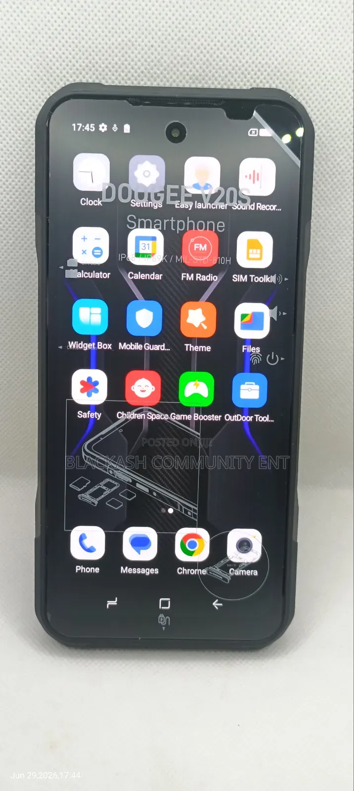 New Doogee V20 256 GB Black