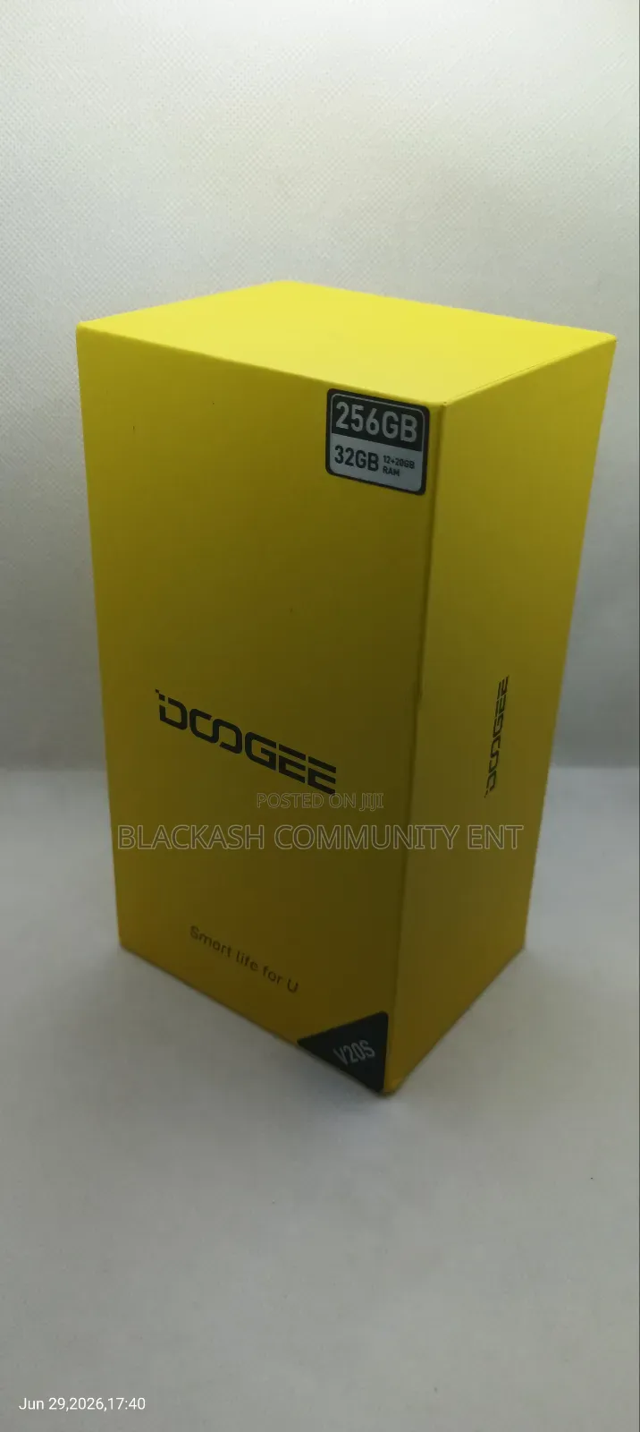 New Doogee V20 256 GB Black