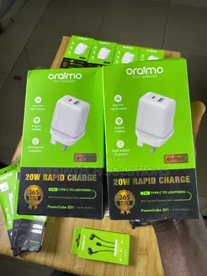 Oraimo Fast Charger *For iPhones.* (Type-C to Lightning)