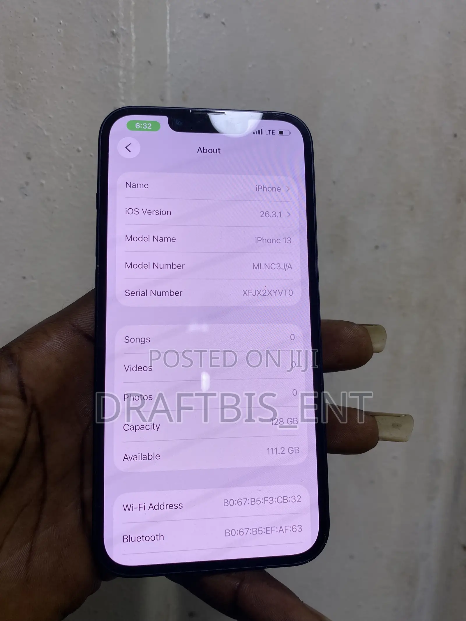 New Apple iPhone 13 128 GB Blue