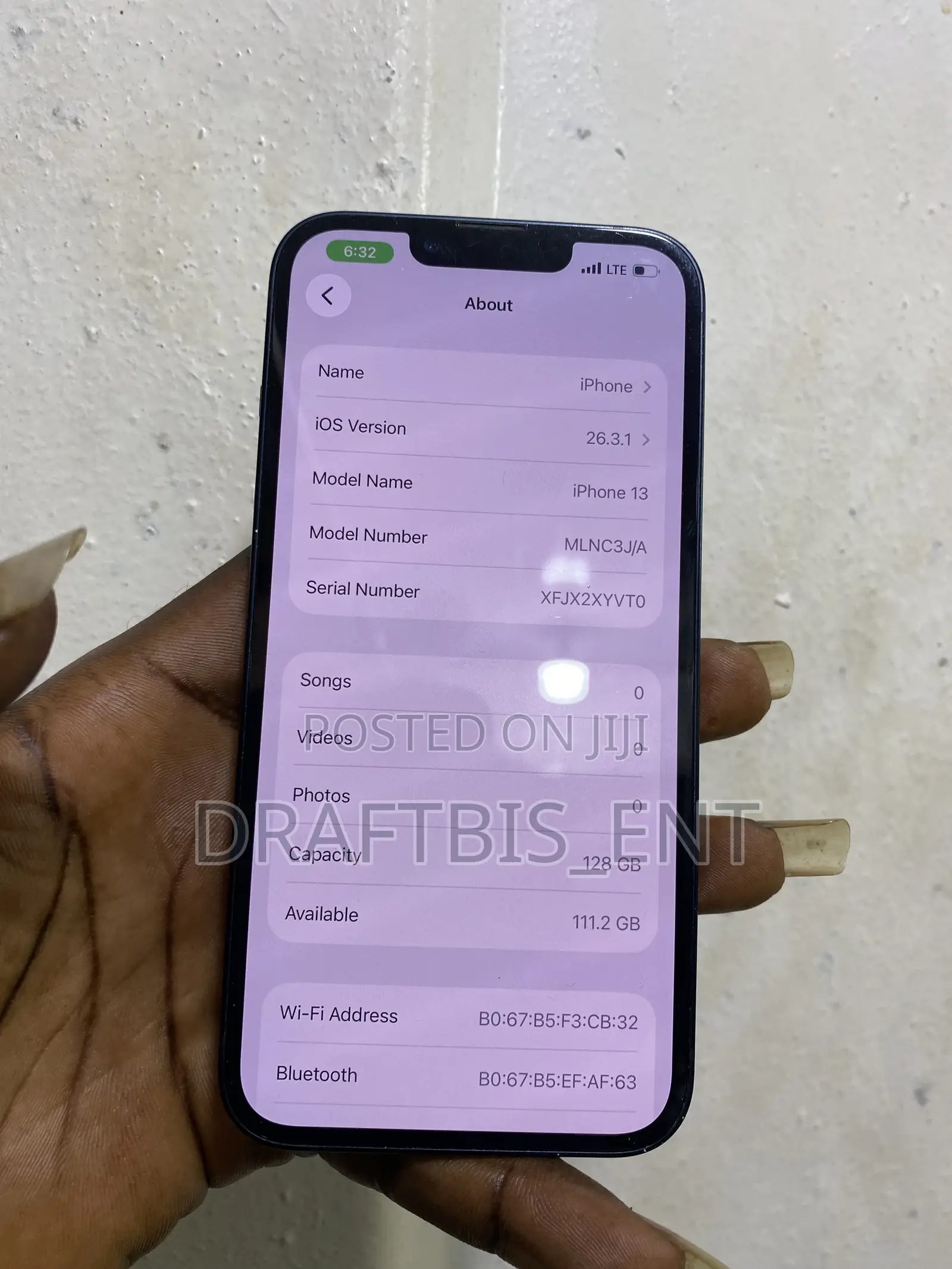 New Apple iPhone 13 128 GB Blue