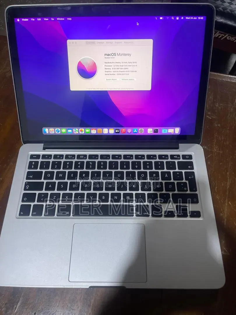 Laptop Apple MacBook Pro 2015 8GB Intel Core i5 SSD 500GB