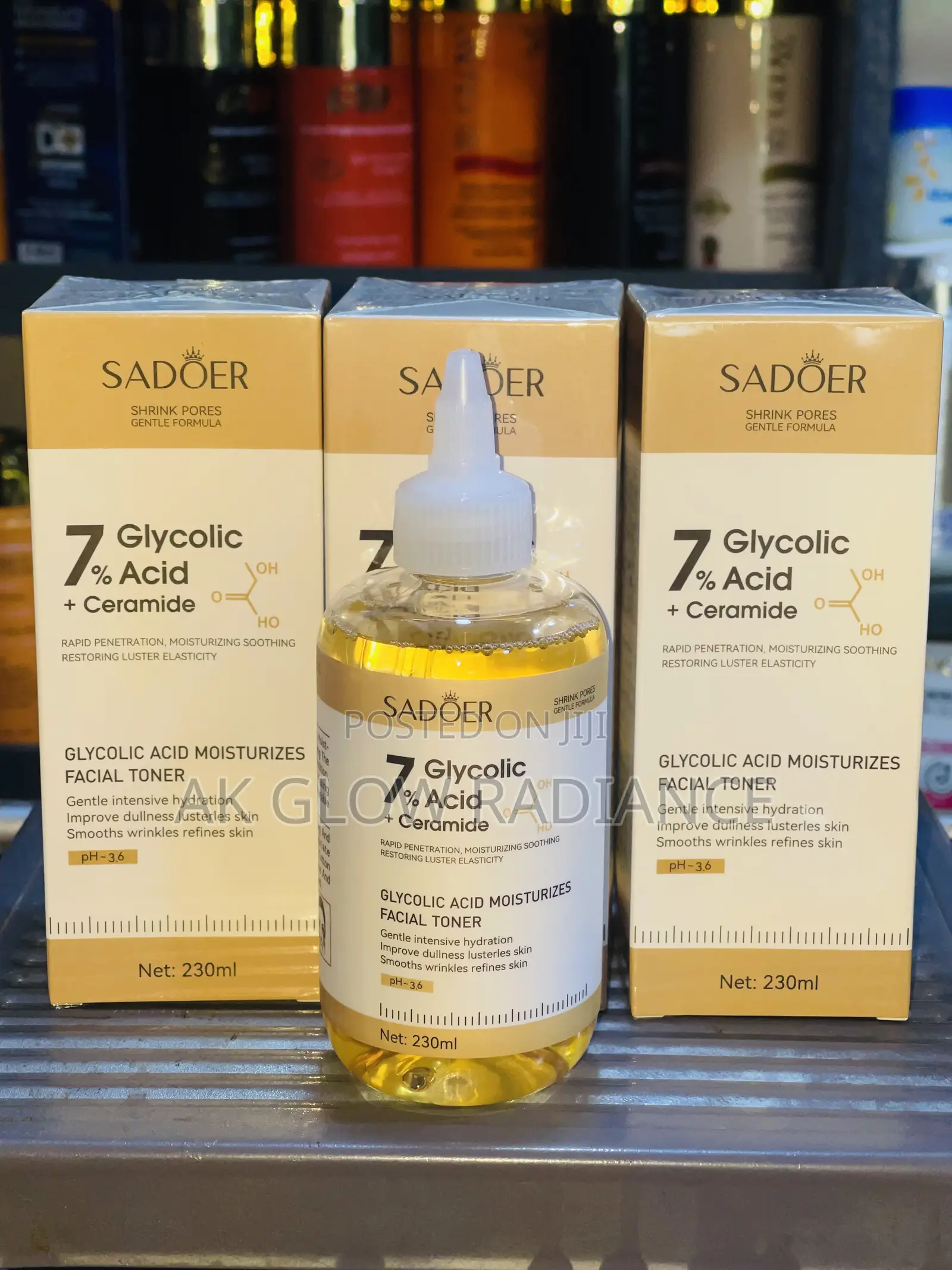 Sadoer 7%Glycolic and Ceremaide Toner