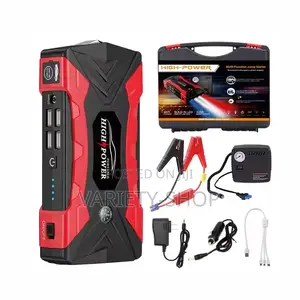High Power Multi-Function Jump Starter Kit With Compressor