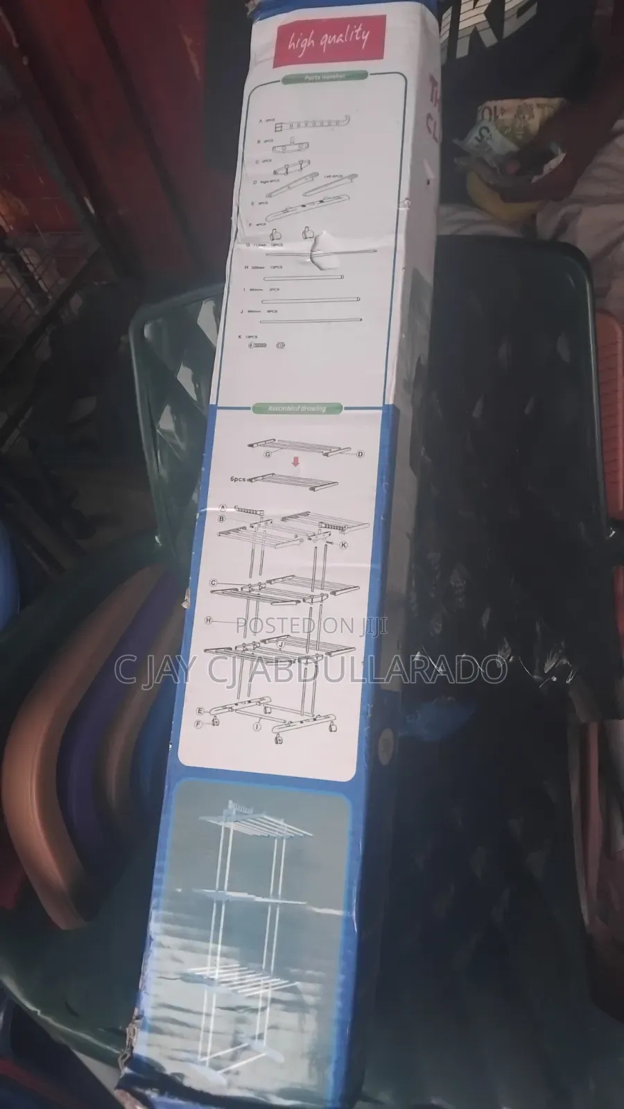 Three Layers of Clothes Hanger