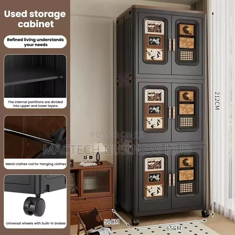 Luxury 3-Tier Multi-Purpose Wardrobe Storage Organizer