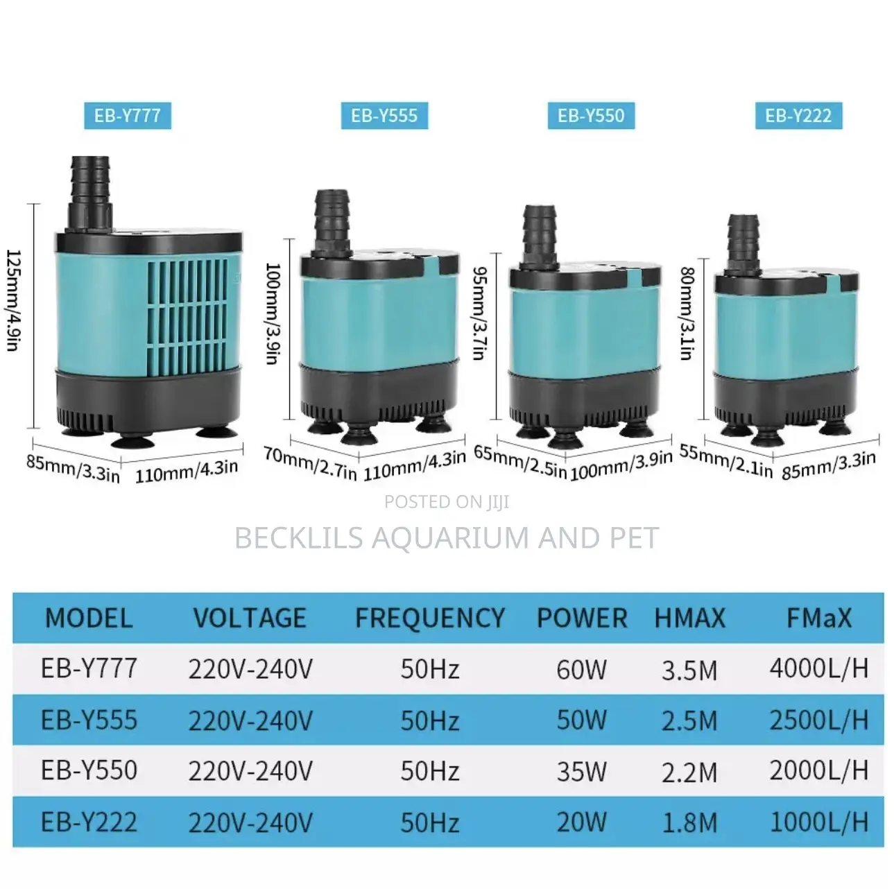 Ky Minions Submersible Fountain Pump (35 Watts )