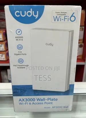 Cudy Ap3000 Wall Wifi 6 Ax3000 in-Wall Wireless Gigabit Access Point