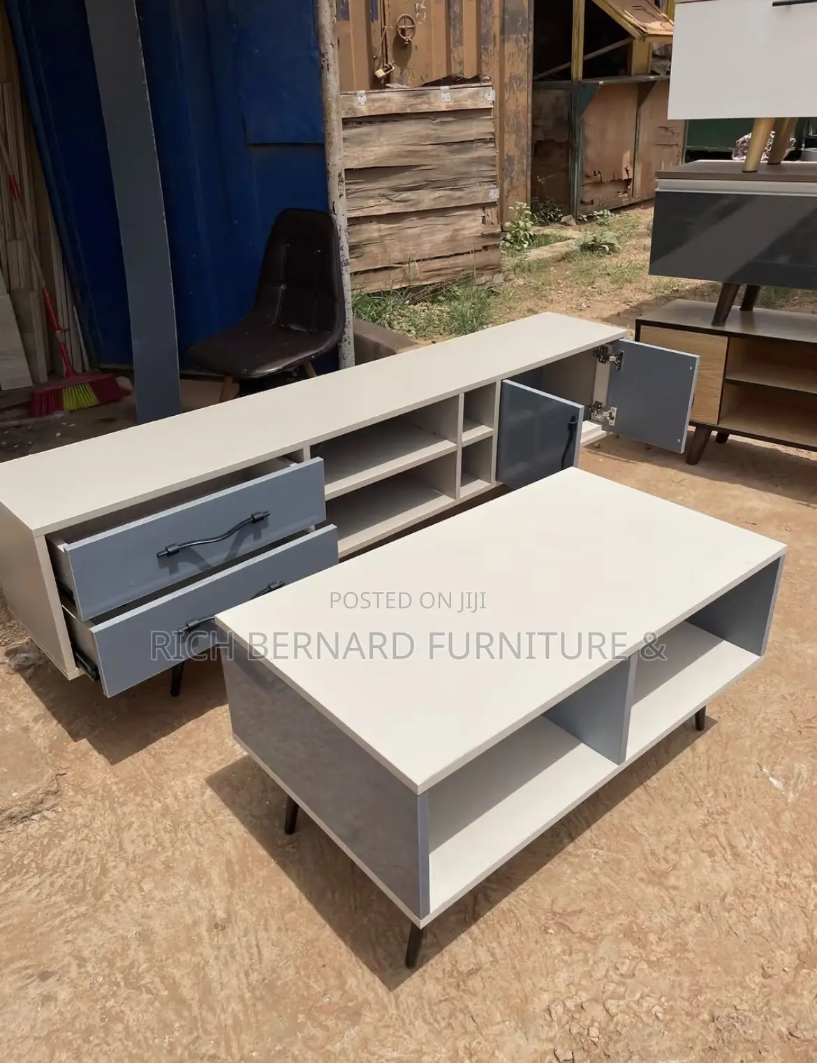 72 Inches Tv Stand + 48 Inches Center Table